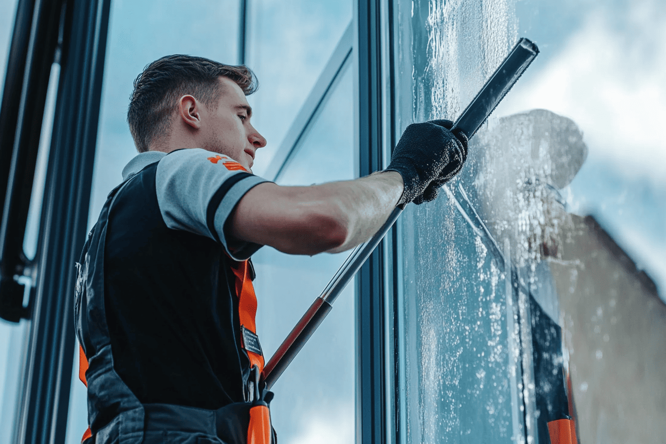 traditional window cleaning